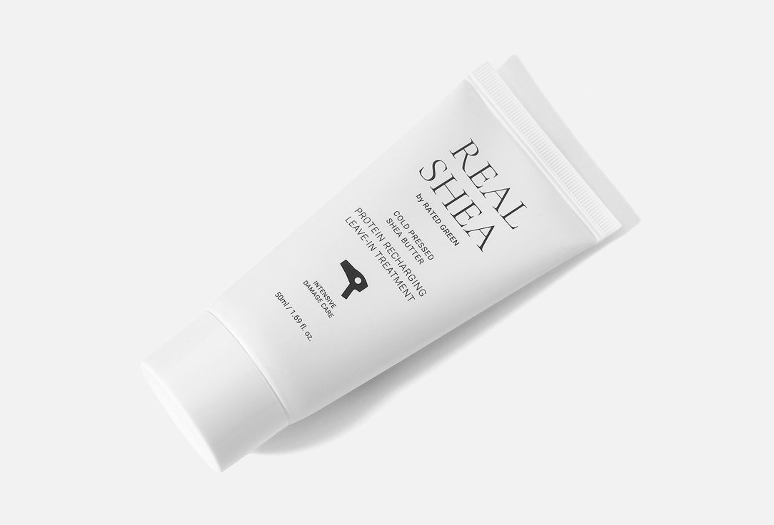 RATED GREEN Protein Recharging Leave-in Treatment REAL SHEA Cold Pressed Shea Butter