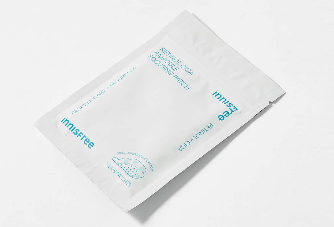 Innisfree Ampoule patches for inflammation and acne Retinol cica focusing patch