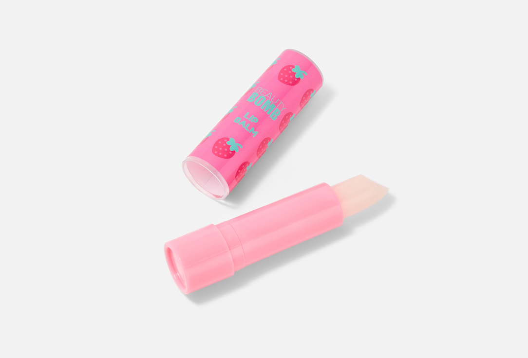 Beauty Bomb Moisturizing Lip Balm Lip Balm 01, Strawberry 3.5 g Beauty Bomb Moisturizing Lip Balm Lip Balm