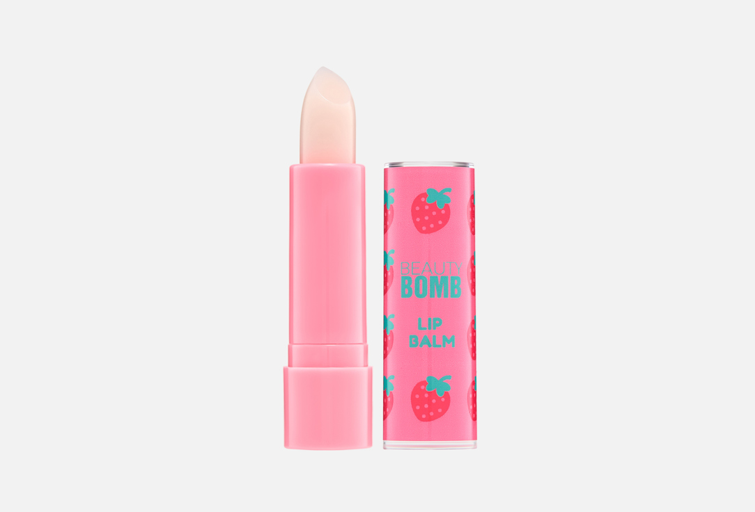Beauty Bomb Moisturizing Lip Balm Lip Balm 01, Strawberry 3.5 g Beauty Bomb Moisturizing Lip Balm Lip Balm