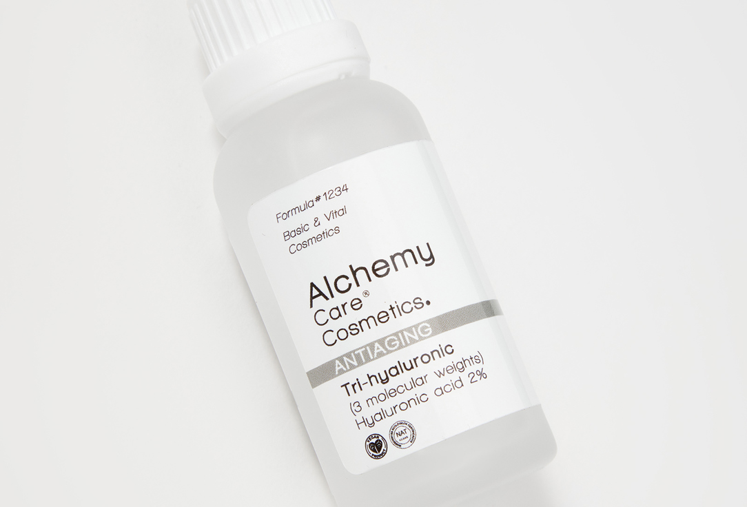 ALCHEMY CARE Hydrating Hyaluronic Acid Face Serum Tri-Hyaluronic 2%
