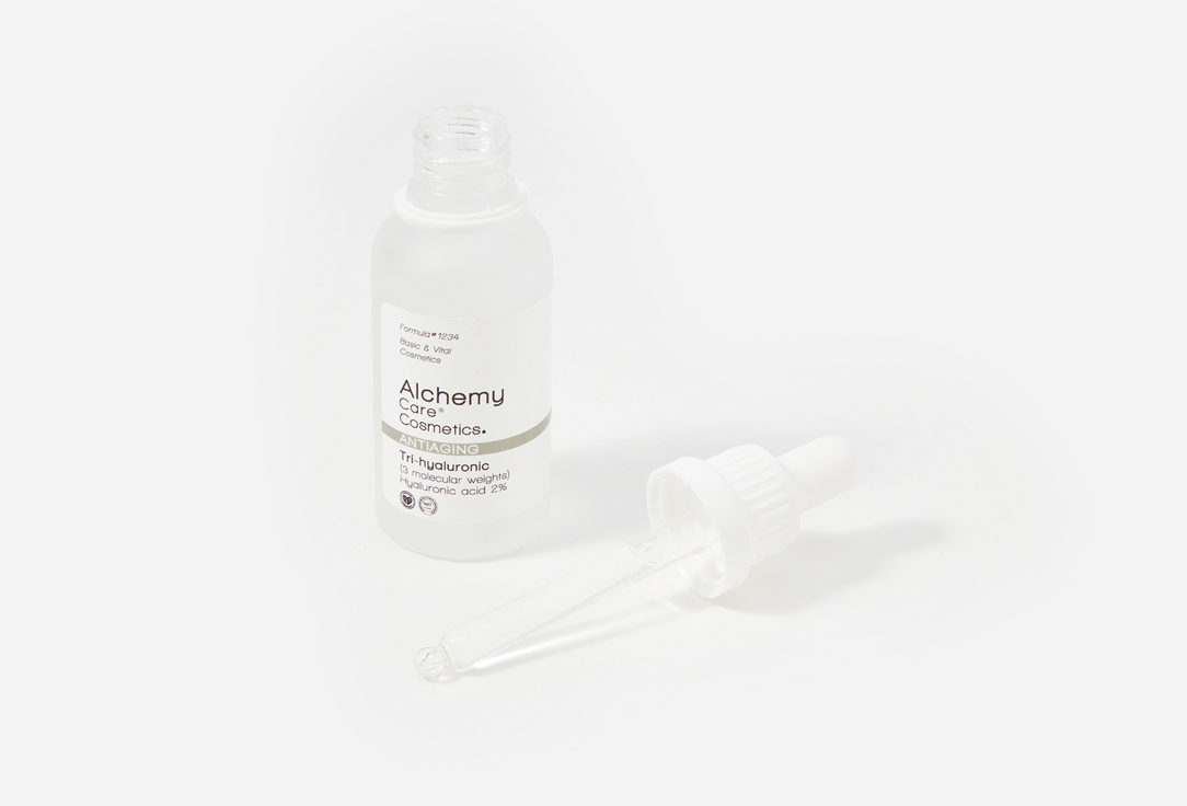 ALCHEMY CARE Hydrating Hyaluronic Acid Face Serum Tri-Hyaluronic 2%