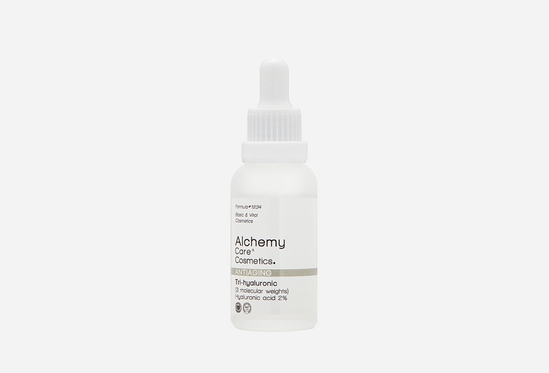 ALCHEMY CARE Hydrating Hyaluronic Acid Face Serum Tri-Hyaluronic 2%