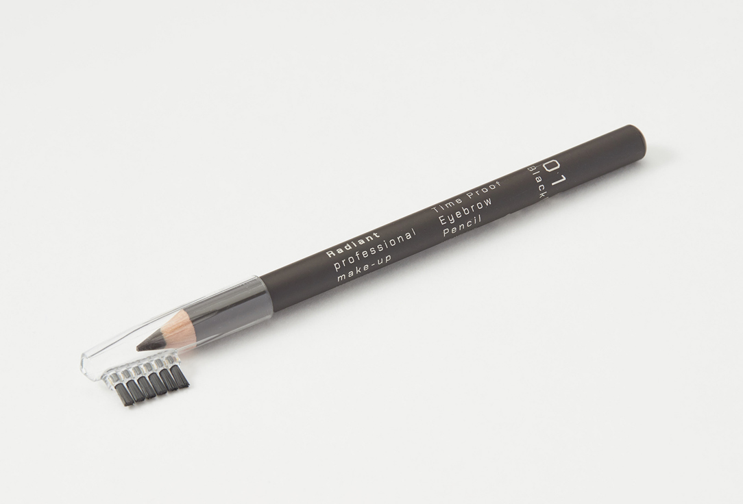 Radiant Professional Make-Up Eyebrow Pencil Time Proof Eyebrow Pencil 1, Black 1 pcs Radiant Professional Make-Up Eyebrow Pencil Time Proof Eyebrow Pencil