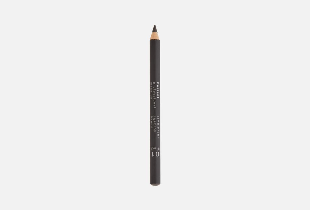 Radiant Professional Make-Up Eyebrow Pencil Time Proof Eyebrow Pencil 1, Black 1 pcs Radiant Professional Make-Up Eyebrow Pencil Time Proof Eyebrow Pencil