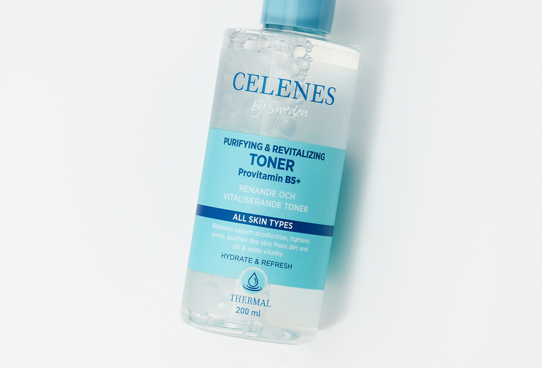 CELENES Cleansing Face Toner THERMAL PURIFYING & REVITALIZING TONER 200 ml CELENES Cleansing Face Toner THERMAL PURIFYING & REVITALIZING TONER