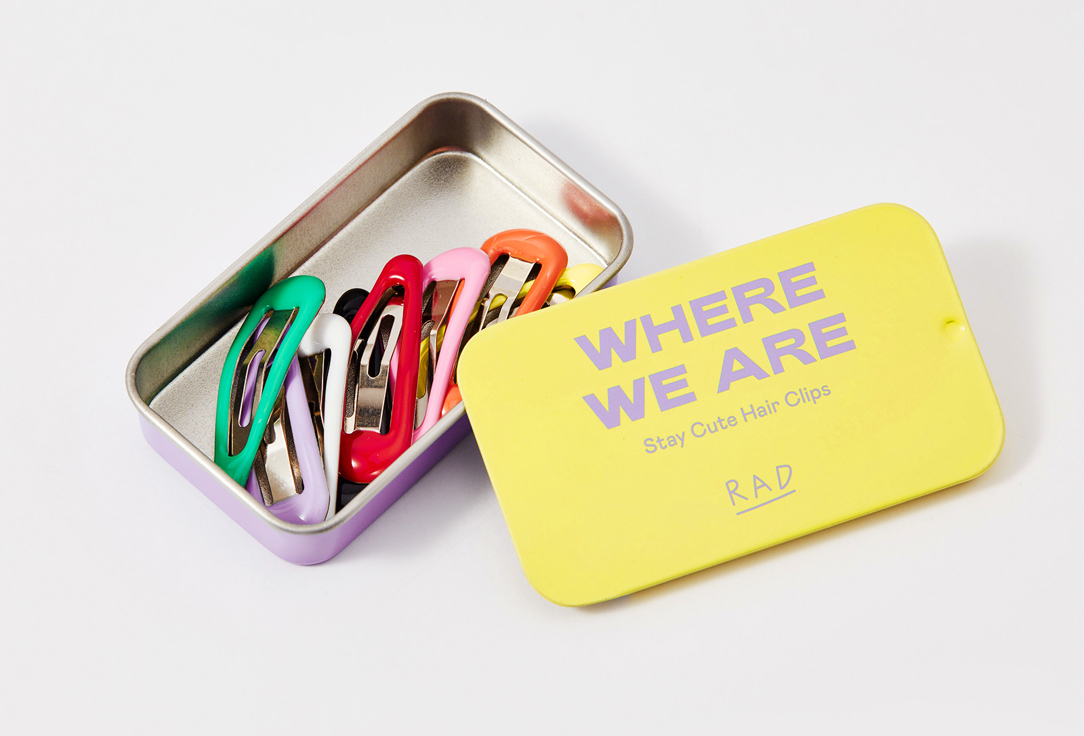 RAD MINI HAIR CLIPS IN A CASE stay cute hair clips