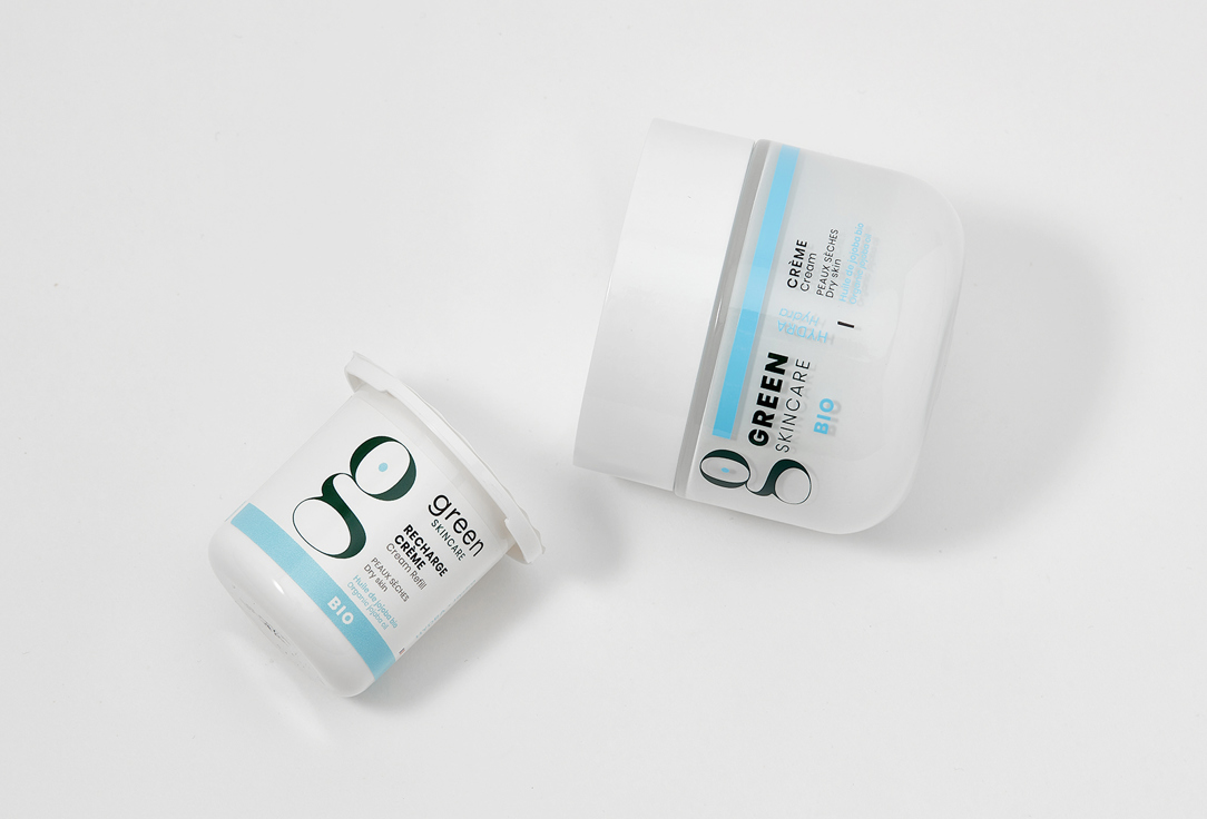 Green Skincare Nourishing Face Cream & Refill for Dry Skin Hydra