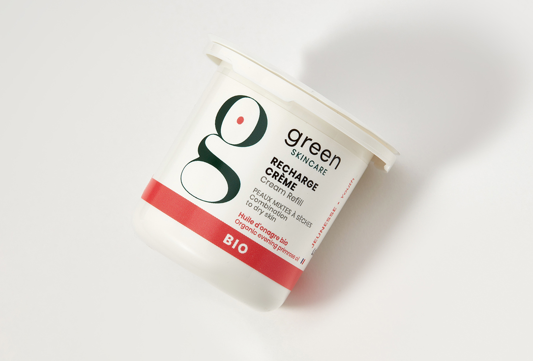 Green Skincare Anti-Aging Face Cream Refill for Combination Skin Youth