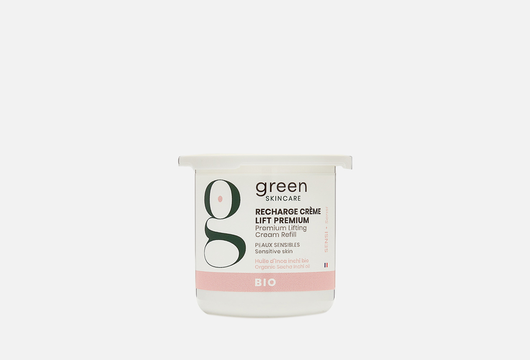 Green Skincare Lifting Face Cream Refill Sensi
