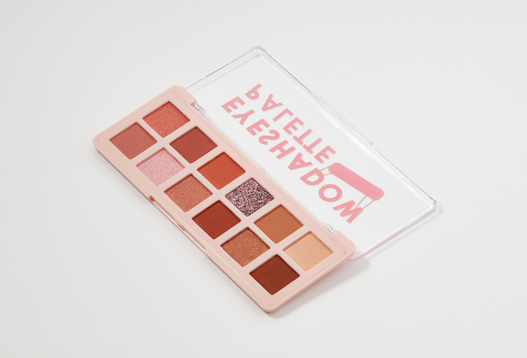 PINK FLASH Long-Wearing Radiant Eyeshadow Palette Pro Touch 01, Cranberry Cookies 12 g PINK FLASH Long-Wearing Radiant Eyeshadow Palette Pro Touch