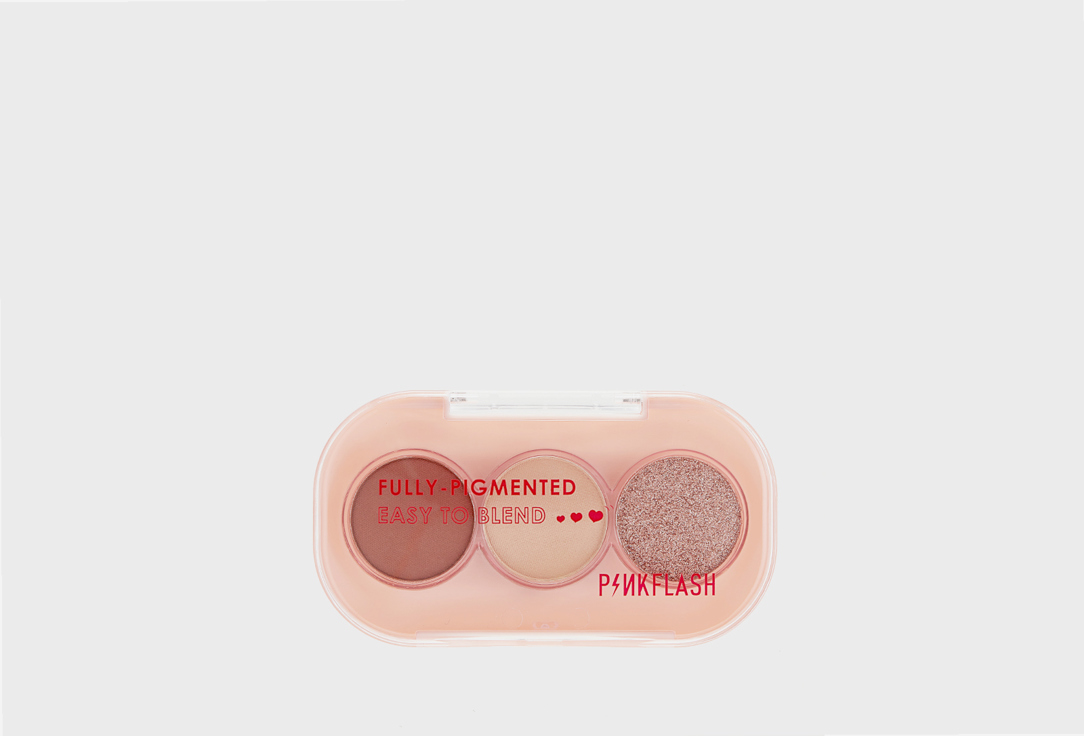 PINK FLASH Eyeshadow Palette Trio Eyeshadows