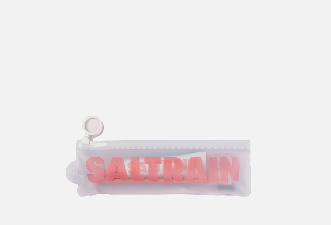 SALTRAIN Toothpaste & Toothbrush Travel Kit Pink 2 pcs SALTRAIN Toothpaste & Toothbrush Travel Kit Pink