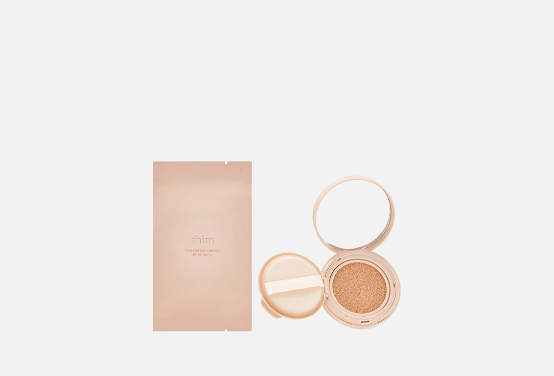 Thim Foundation cushion SPF50+ PA+++ Luminous Skin 23, Natural beige 15 g Thim Foundation cushion SPF50+ PA+++ Luminous Skin