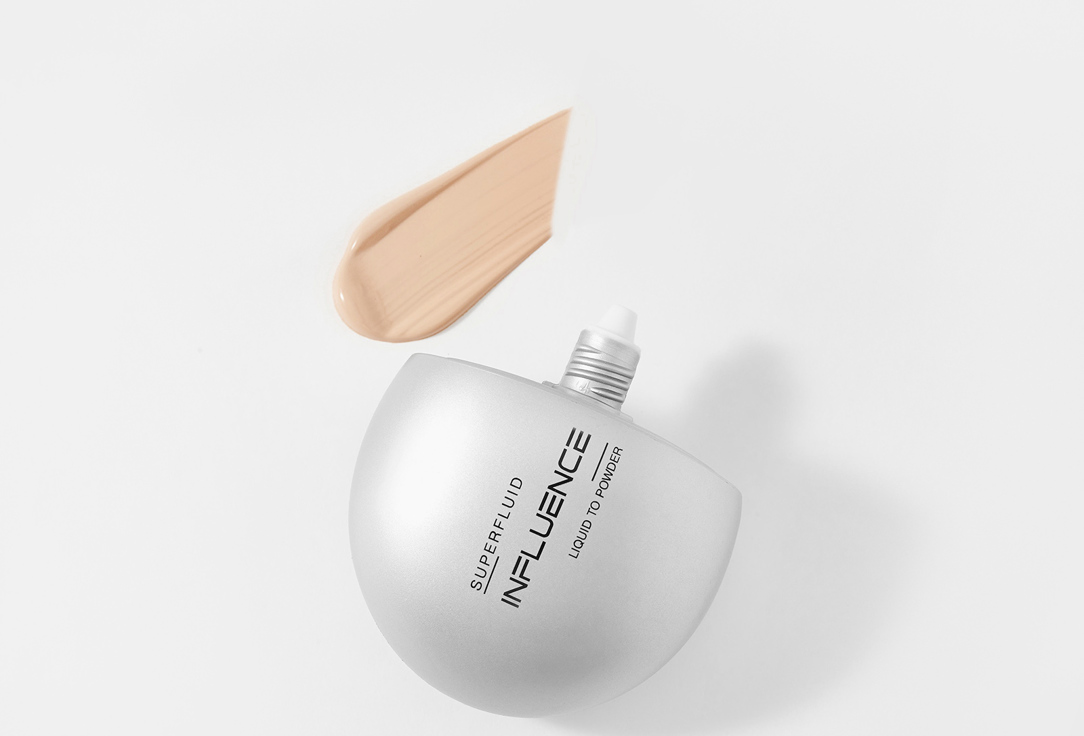 INFLUENCE beauty Тональный крем для лица с эффектом пудры Superfluid 04, Бежевый с оливковым подтоном 35 мл INFLUENCE beauty Тональный крем для лица с эффектом пудры Superfluid