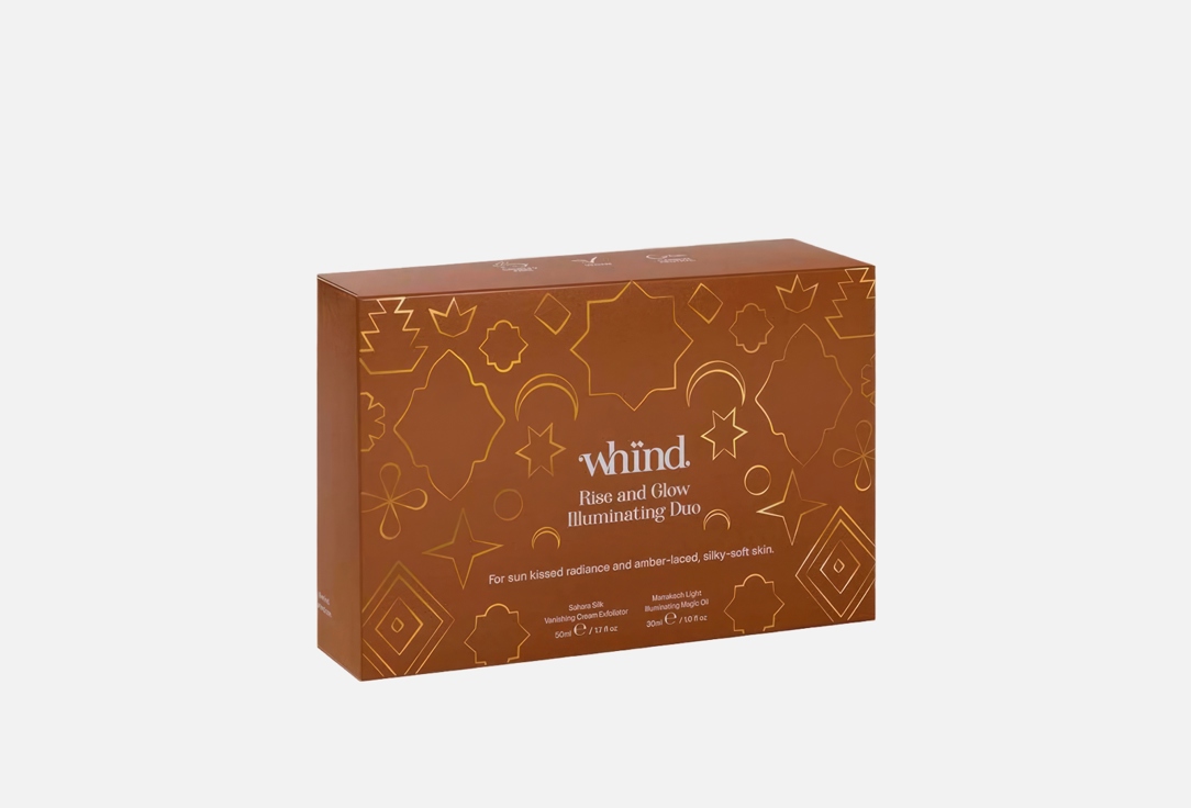 Whind Smoothing Cream-Exfoliator & Illuminatinf Oil Set Rise & Glow 2 pcs Whind Smoothing Cream-Exfoliator & Illuminatinf Oil Set Rise & Glow