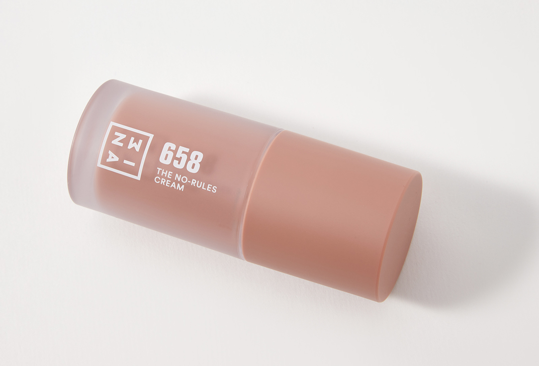 3INA Liquid Matte Cream The No-Rules Cream 658, Light neutral brown 8 ml 3INA Liquid Matte Cream The No-Rules Cream