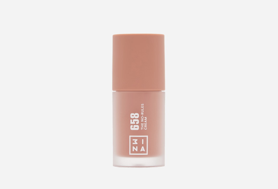 3INA Liquid Matte Cream The No-Rules Cream 658, Light neutral brown 8 ml 3INA Liquid Matte Cream The No-Rules Cream
