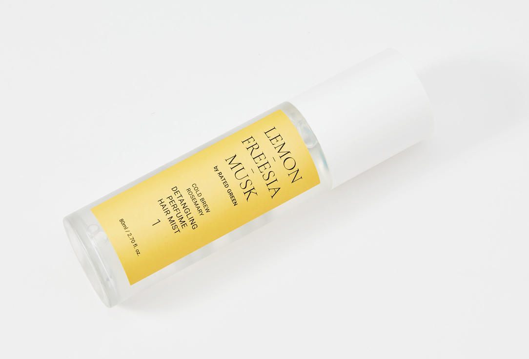 RATED GREEN Detangling Perfume Hair Mist Lemon-Freesia-Musk 80 ml RATED GREEN Detangling Perfume Hair Mist Lemon-Freesia-Musk