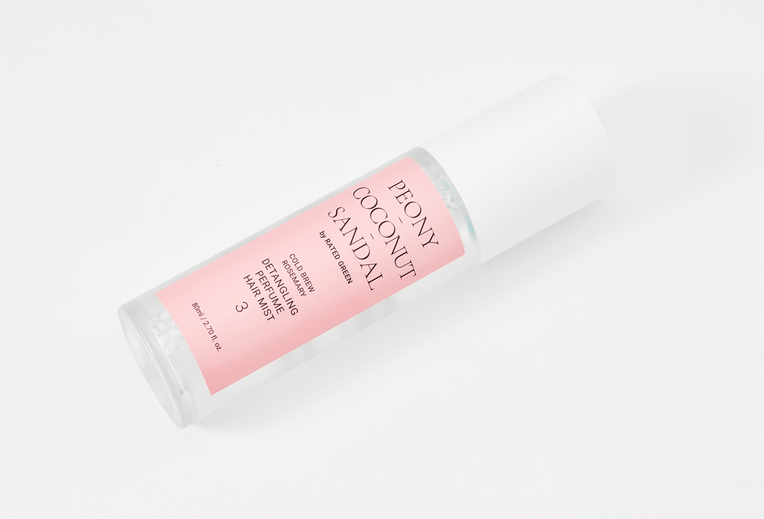 RATED GREEN Detangling Perfume Hair Mist Peony-Coconut-Sandal 80 ml RATED GREEN Detangling Perfume Hair Mist Peony-Coconut-Sandal