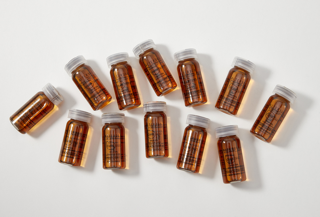 ALTEREGO ITALY Repiring & Nourishing hair Treatment Curego Silk Oil 12 pcs ALTEREGO ITALY Repiring & Nourishing hair Treatment Curego Silk Oil