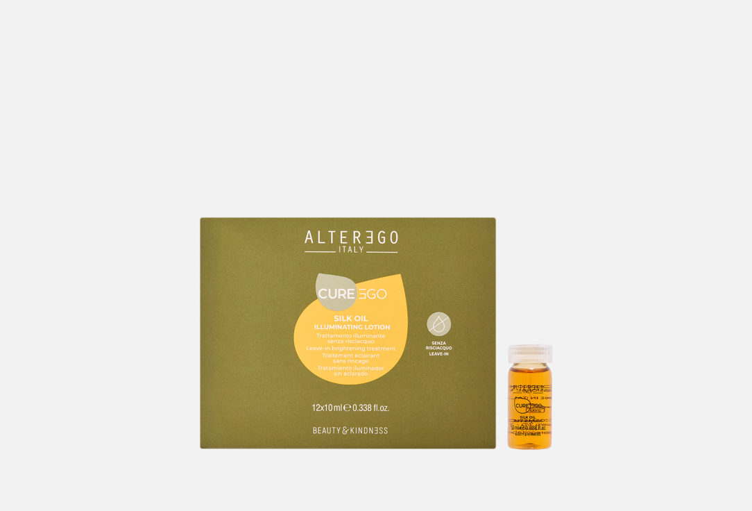 ALTEREGO ITALY Nourihing Hair Treatment Curego Silk Oil 12 pcs ALTEREGO ITALY Nourihing Hair Treatment Curego Silk Oil