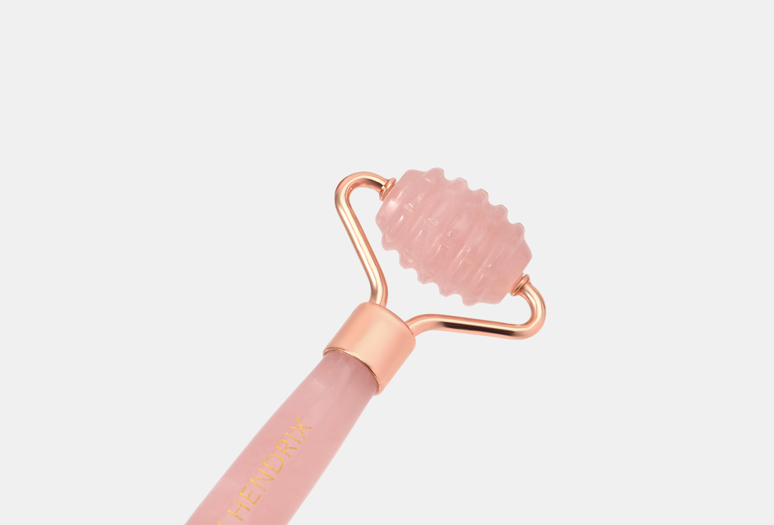 Salt By Hendrix Face Roller Textured  Rose Quartz