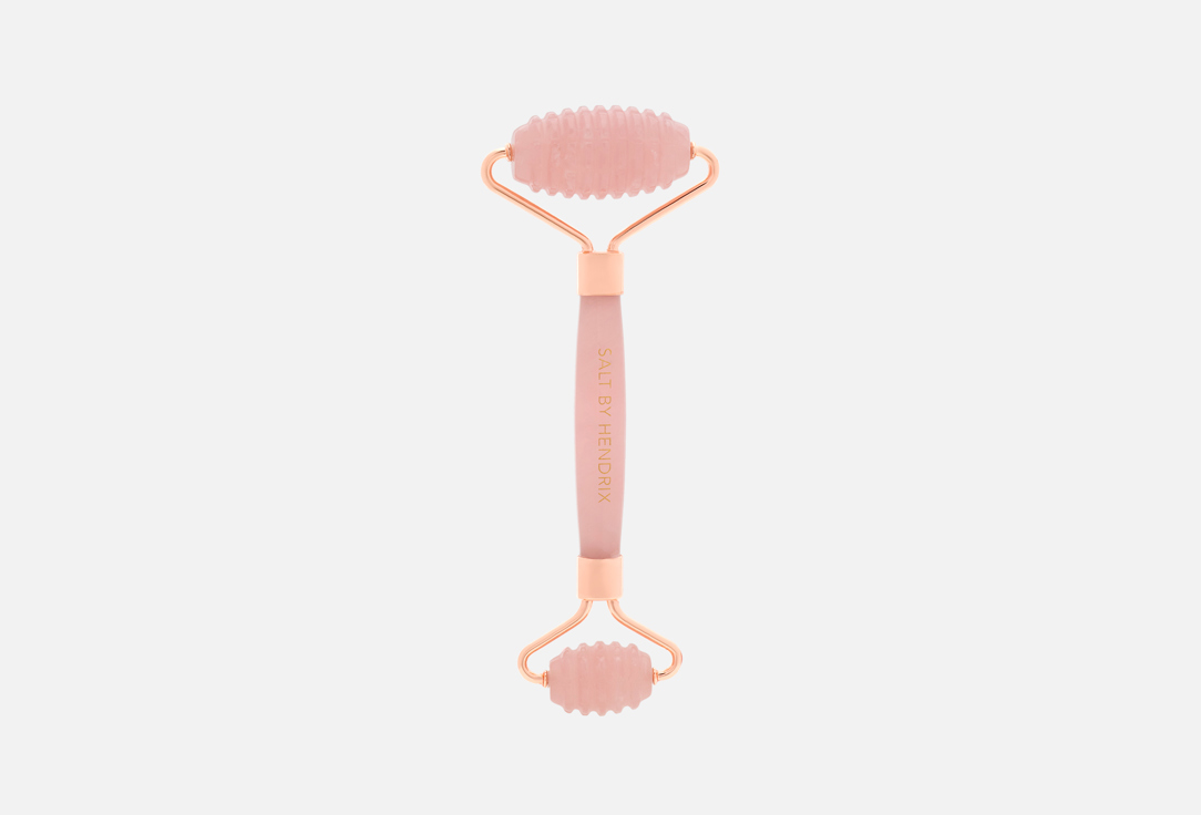 Salt By Hendrix Face Roller Textured  Rose Quartz