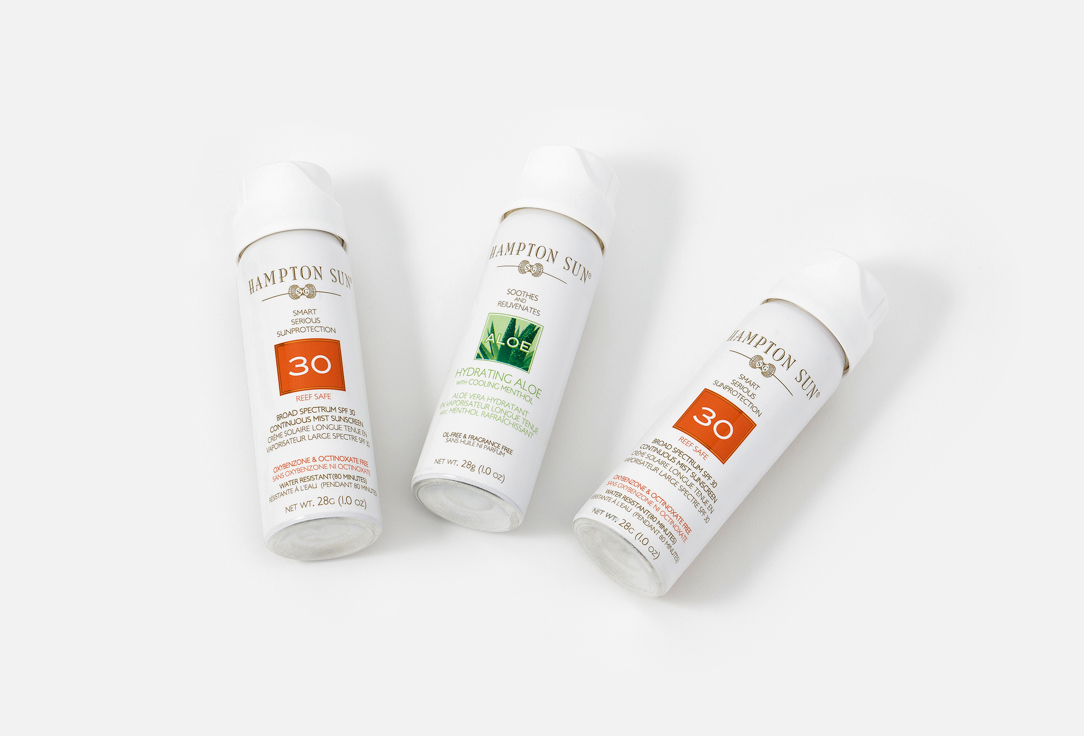 Hampton Sun Sunscreen Mist Kit Travel Trio