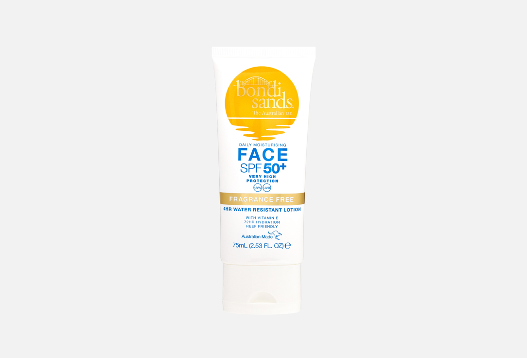 Bondi Sands Face Sunscreen Lotion SPF50+ Fragrance Free