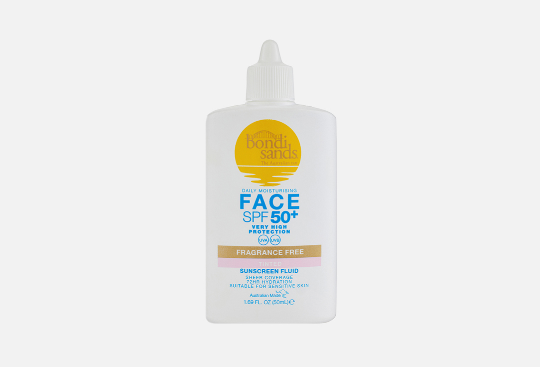 Bondi Sands Tinted Face Fluid SPF 50+ Fragrance Free