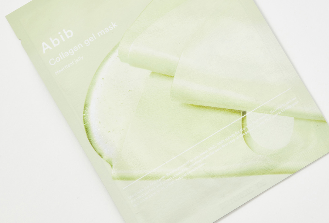 ABIB Hydrogel face mask with collagen Heartleaf jelly 1 pcs ABIB Hydrogel face mask with collagen Heartleaf jelly