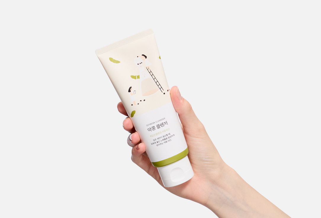 Round Lab Moisturizing Cleansing Face Cream SOYBEAN Nourishing CLEANSER