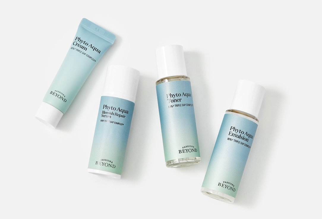 Passion&Beyond Hydrating and soothing vegan skincare set Phyto Aqua