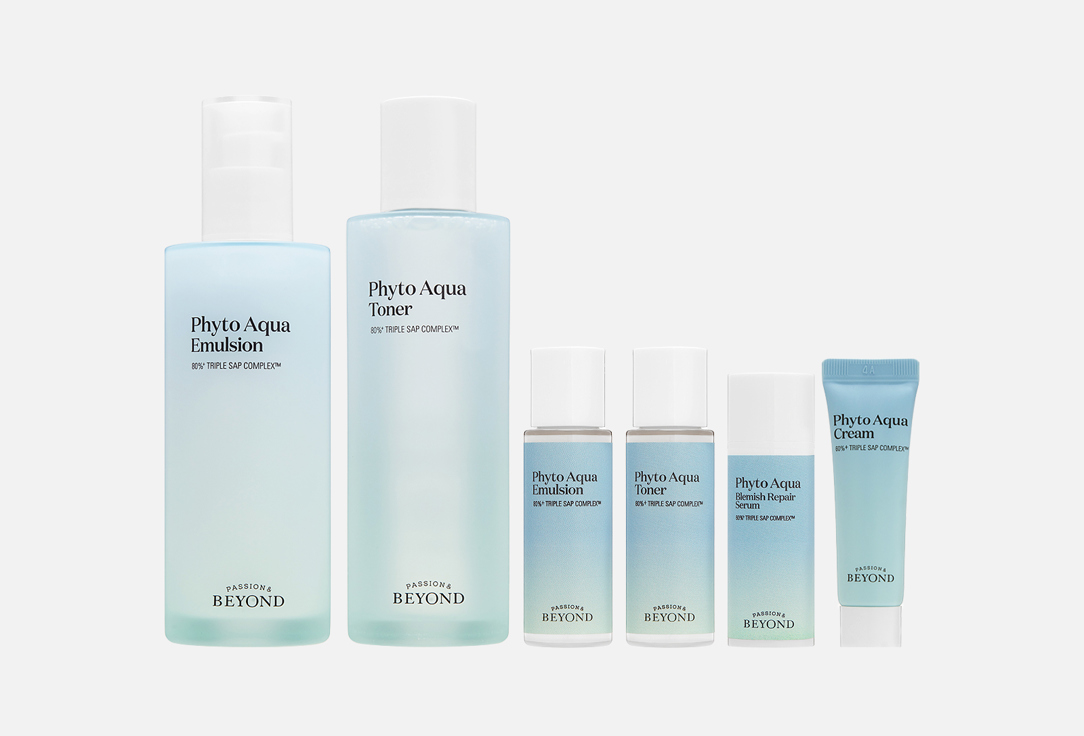 Passion&Beyond Hydrating and soothing vegan skincare set Phyto Aqua