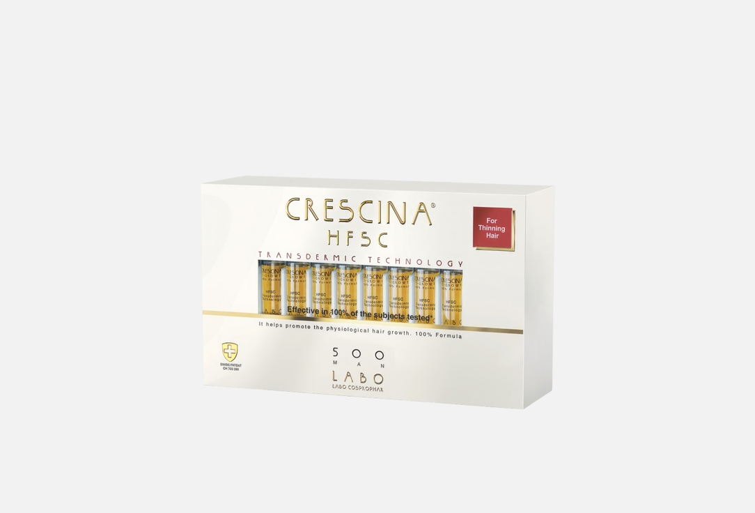Crescina Hair Ampoules Set Treatment HFSC Man 500 20 pcs Crescina Hair Ampoules Set Treatment HFSC Man 500
