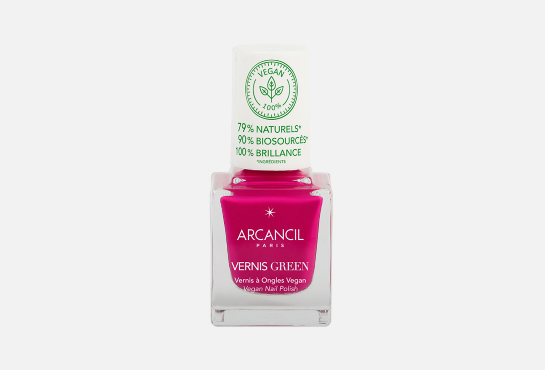 ARCANCIL Long-lasting Nail Polish Vernis green 335, Fuchsia 10.5 ml ARCANCIL Long-lasting Nail Polish Vernis green