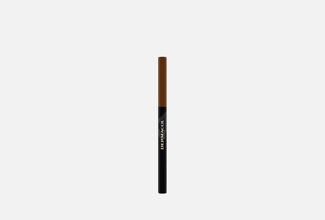 DERMACOL Waterproof eyebrow pencil with spoolie Perfector