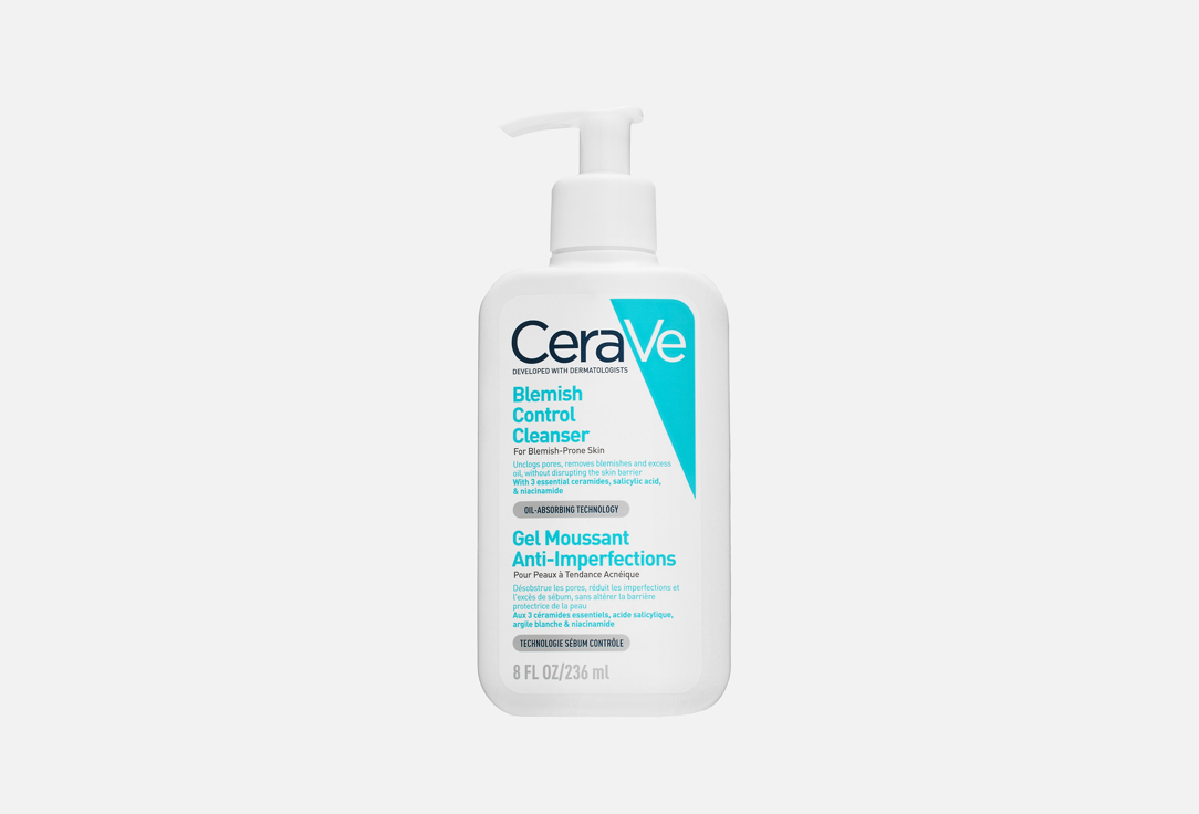 CeraVe Clarifying Foaming Cleanser for Oily Skin Blemish Control Cleanser
