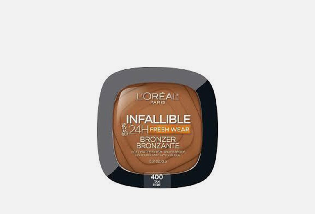 L'Oreal Paris Matte Powder Bronzer Infallible 24H Fresh Wear 400, Tan 9 g L'Oreal Paris Matte Powder Bronzer Infallible 24H Fresh Wear