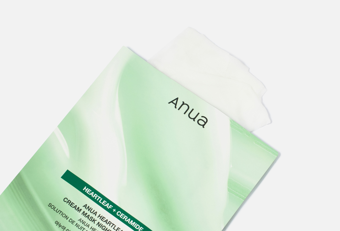 ANUA Barrier-strengthening Face Mask Heartleaf Cream Mask Night Solution