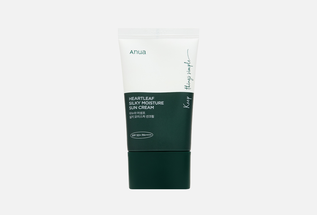 ANUA Soothing Sunscreen Cream SPF 50+ PA++++ Heartleaf Silky Moisture Sun Cream
