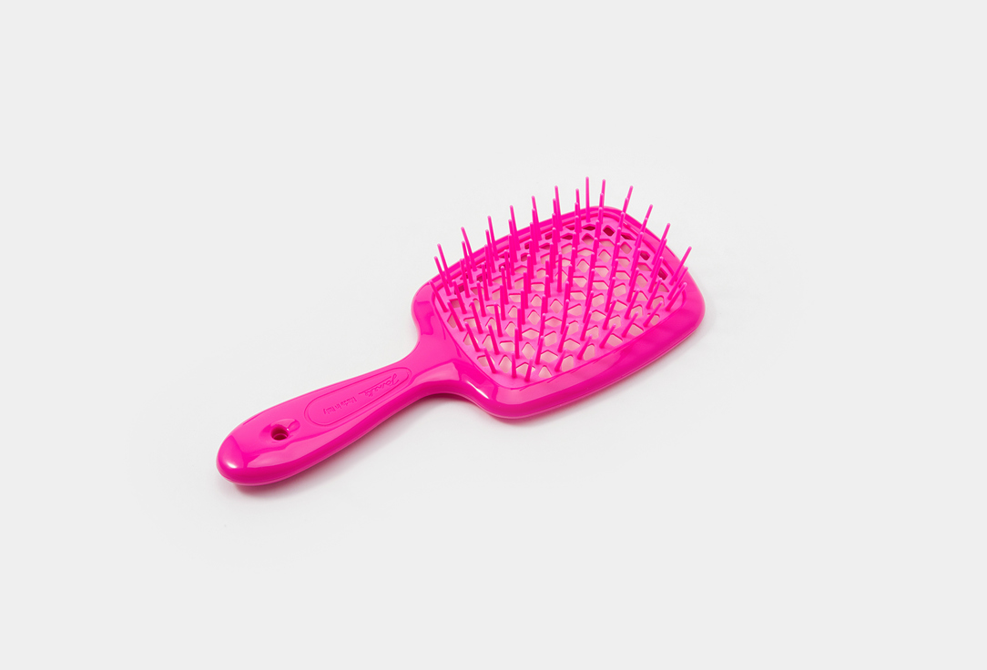 Janeke Hair Brush Superbrush Fluo fuchsia 1 pcs Janeke Hair Brush Superbrush