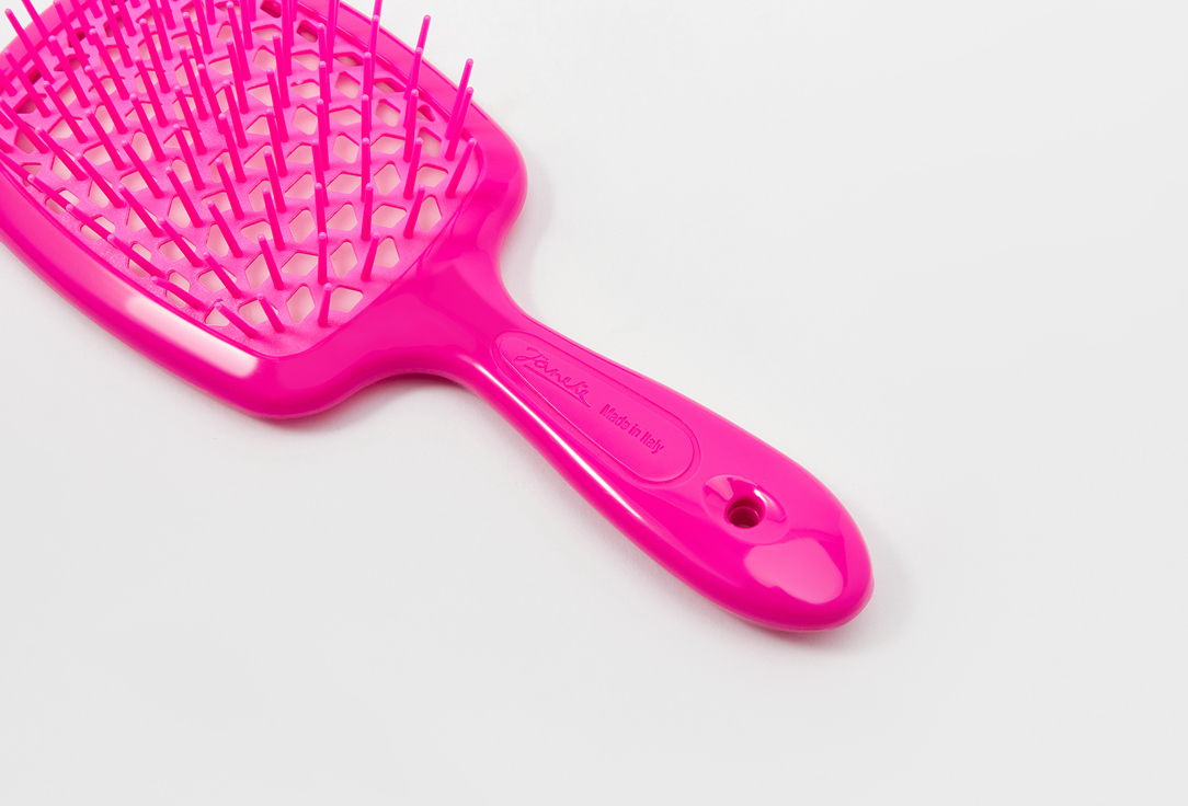 Janeke Hair Brush Superbrush Fluo fuchsia 1 pcs Janeke Hair Brush Superbrush