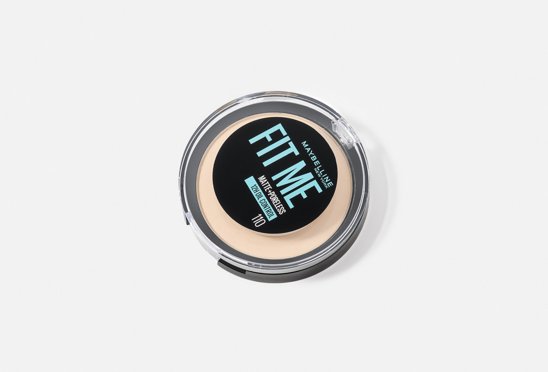 Maybelline New York Mattifying Compact Face Powder Spf 28 Fit me 110, Porcelain 8.5 g Maybelline New York Mattifying Compact Face Powder Spf 28 Fit me