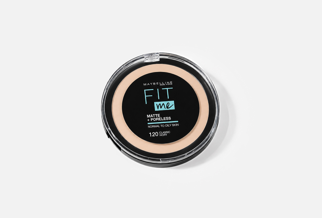 Maybelline New York Mattifying Compact Face Powder Spf 28 Fit me 120, Classic ivory 8.5 g Maybelline New York Mattifying Compact Face Powder Spf 28 Fit me