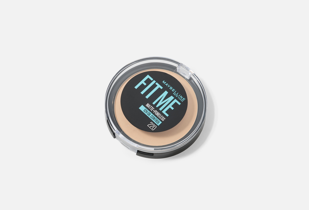 Maybelline New York Matte + Poreless Compact Face Powder Spf 28 Fit me 220, Natural beige 8.5 g Maybelline New York Matte + Poreless Compact Face Powder Spf 28 Fit me