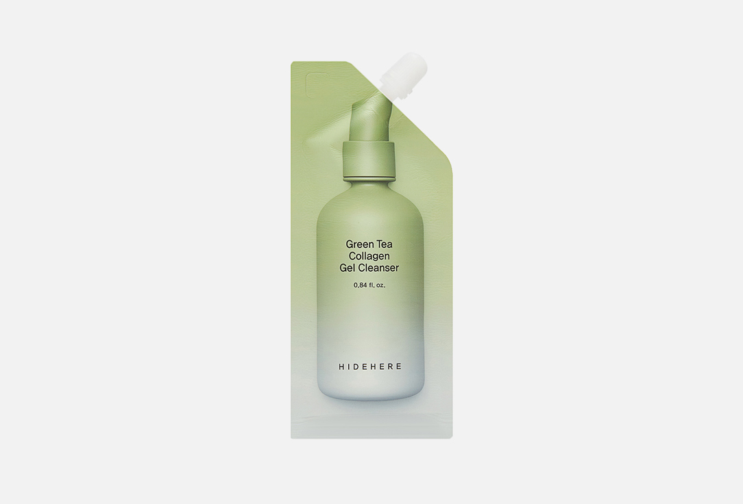Hidehere Face Gel Cleanser Green Tea Collagen 25 ml Hidehere Face Gel Cleanser Green Tea Collagen