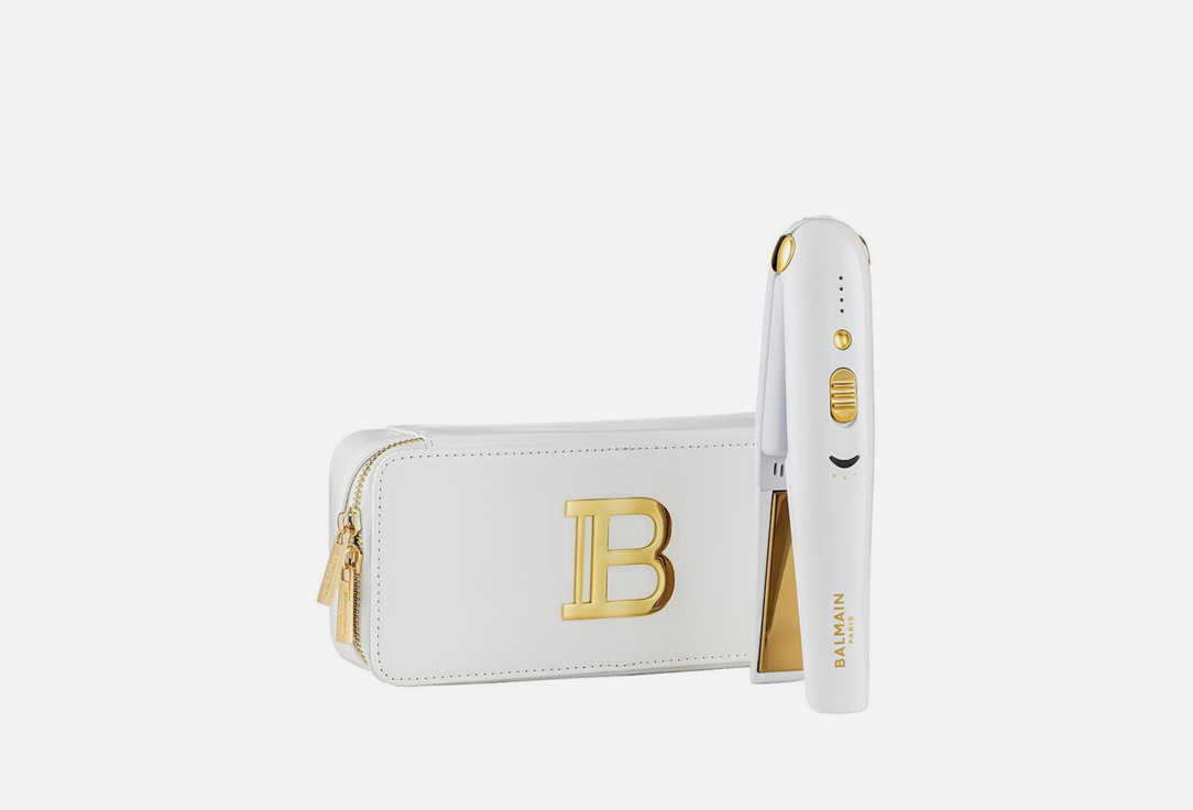 Balmain Paris Cordless Hair Straightener White And Gold