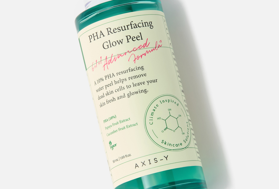 AXIS-Y Exfoliating Face Gel Cleanser PHA Resurfacing Glow Peel